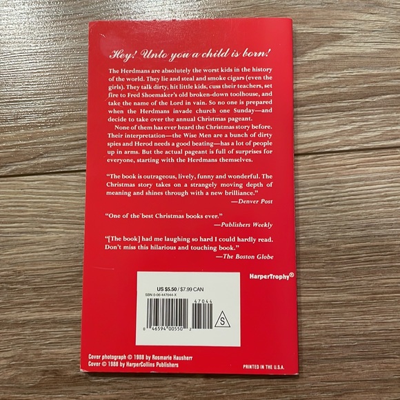 📚 5/$20 📚 The Best Christmas Pageant Ever - Picture 2 of 2